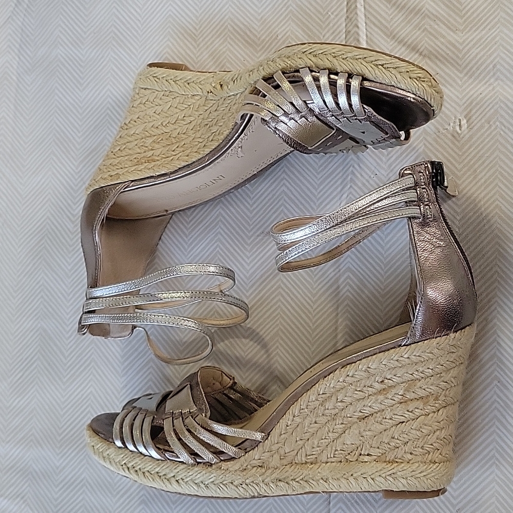 Silver Wedges Sandals 😍